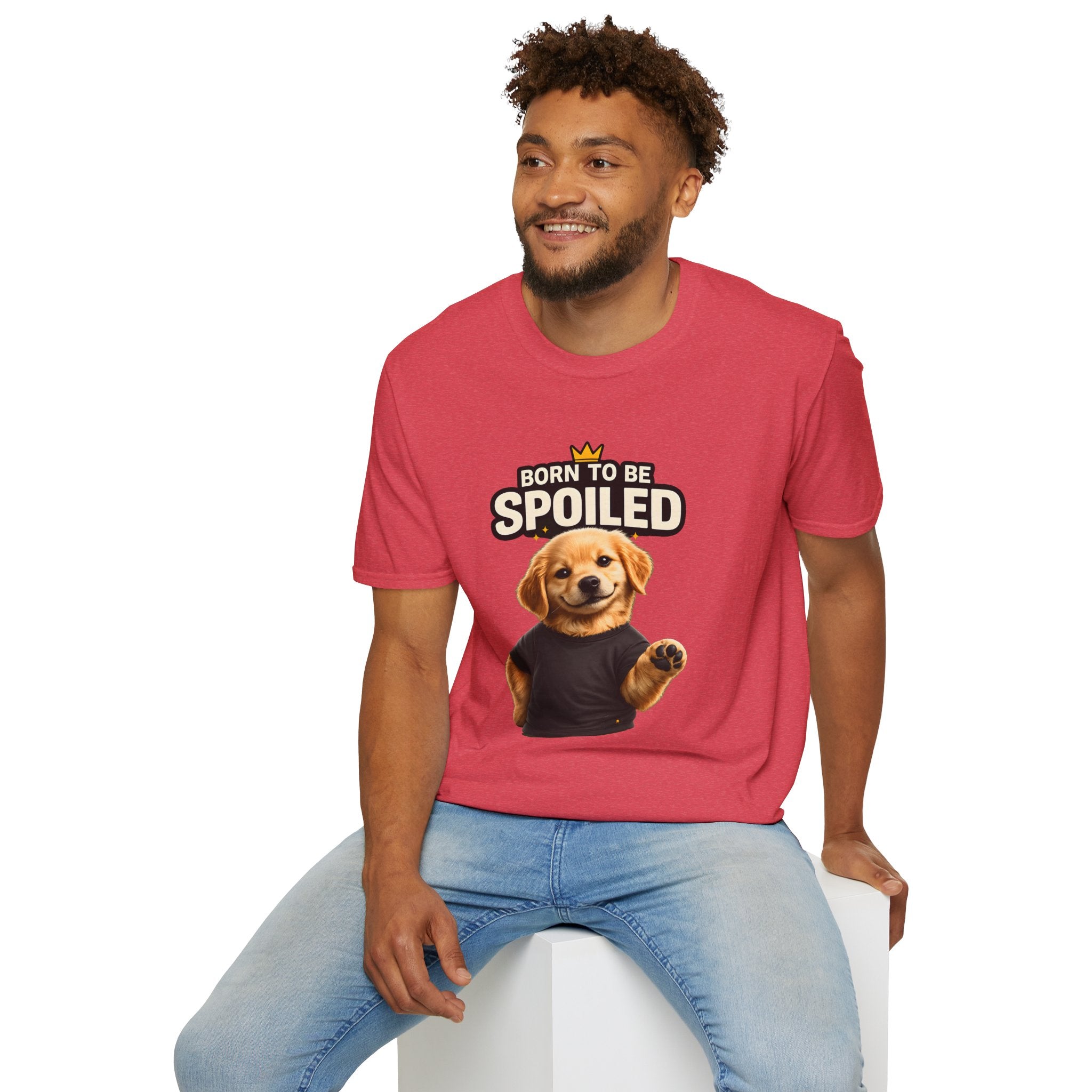 Born to Be Spoiled Puppy T-Shirt | Cute Dog Graphic Tee