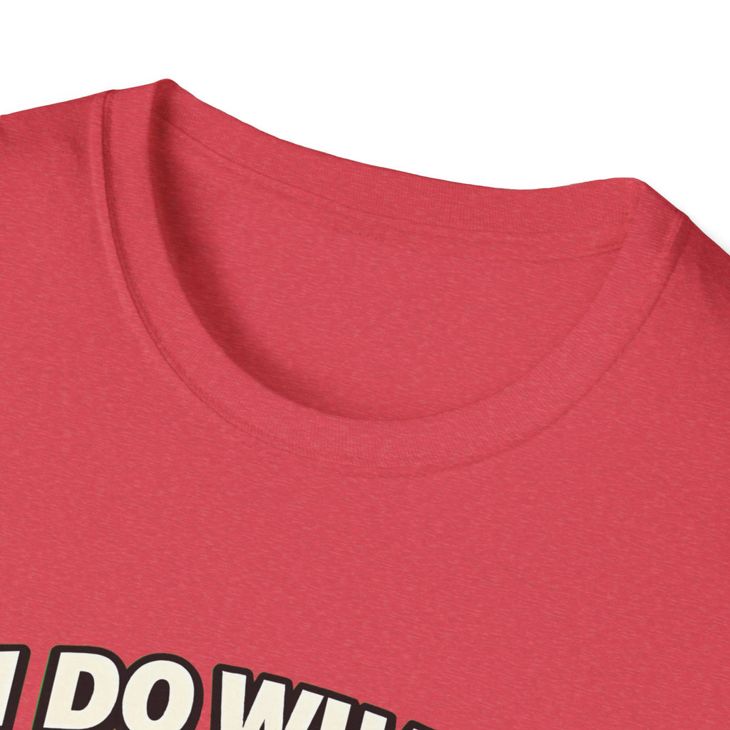 I Do What I Want – Funny Dog Attitude T-Shirt | Cute Golden Puppy Tee (Unisex)