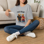 Yes Dear T-Shirt — Funny Golden Retriever Couple Tee ("Auto Mode ON")