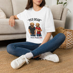 Yes Dear T-Shirt — Funny Golden Retriever Couple Tee ("Auto Mode ON")