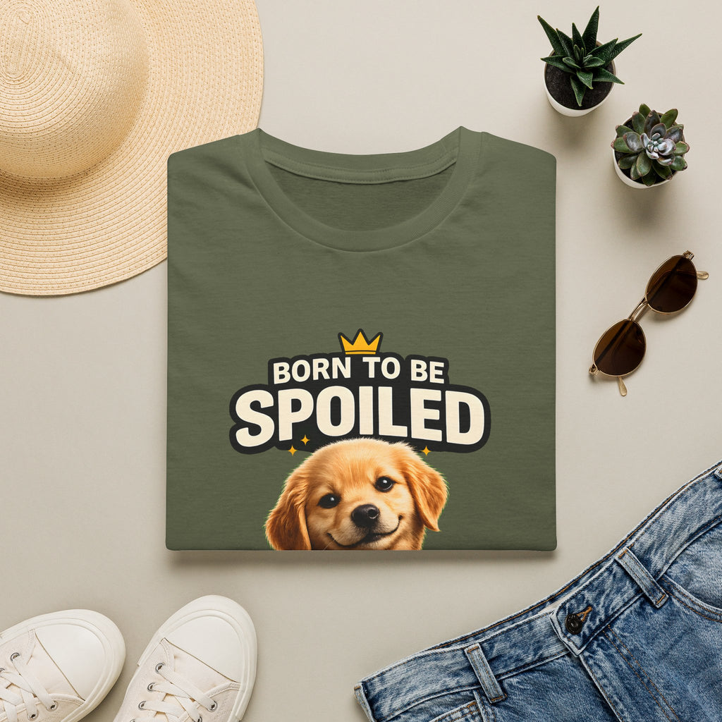 Born to Be Spoiled Puppy T-Shirt | Cute Dog Graphic Tee