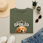 Born to Be Spoiled Puppy T-Shirt | Cute Dog Graphic Tee