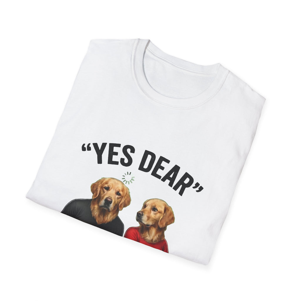 Yes Dear Auto Mode ON – Funny Couple Dog T-Shirt | Unisex Graphic Tee