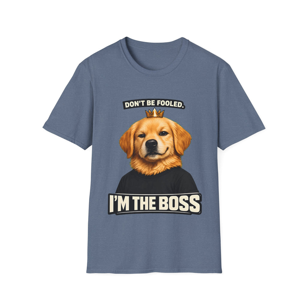 Don’t Be Fooled, I’m The Boss – Funny Dog T-Shirt | Cute Boss Puppy Tee (Unisex)