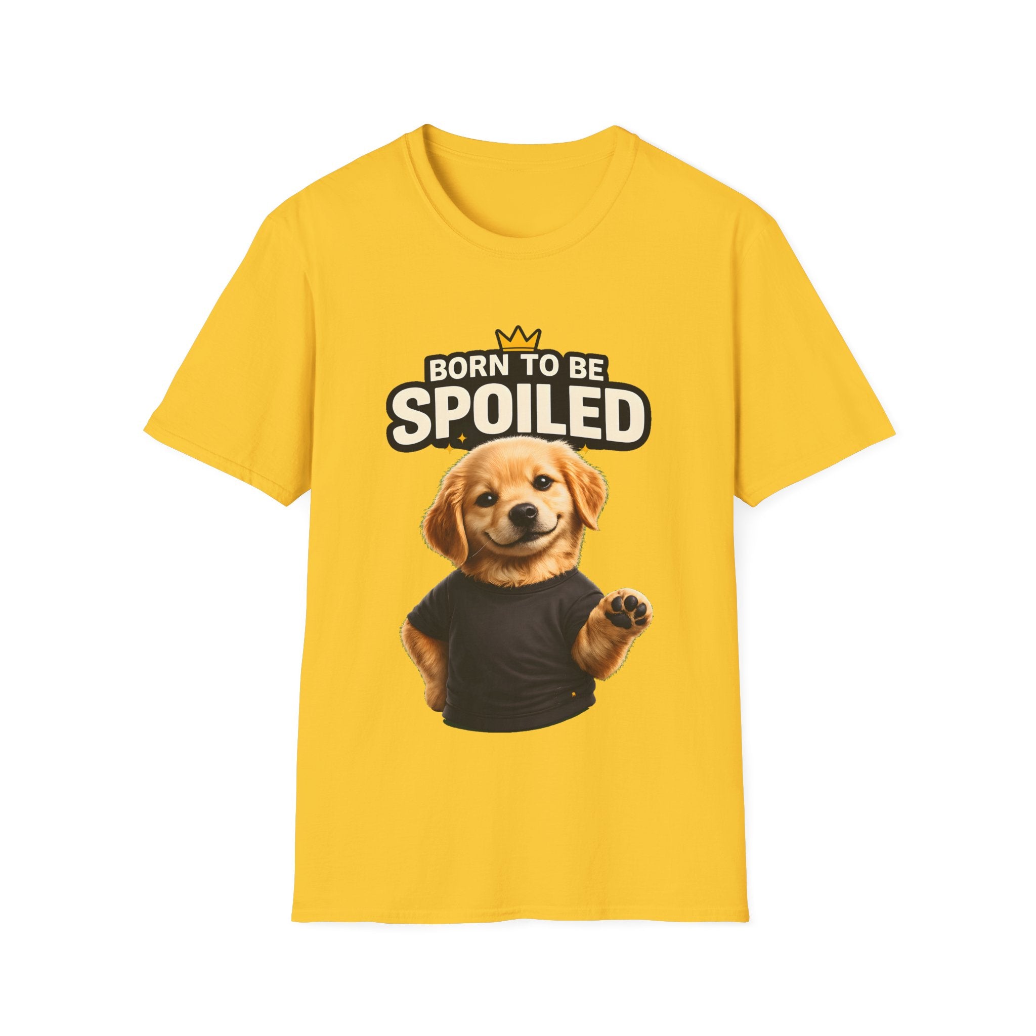 Born To Be Spoiled – Cute Dog T-Shirt | Funny Puppy Lover Gift Tee (Unisex)