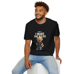 I Make the Rules Dog Graphic Tee | Golden Retriever Puppy Shirt