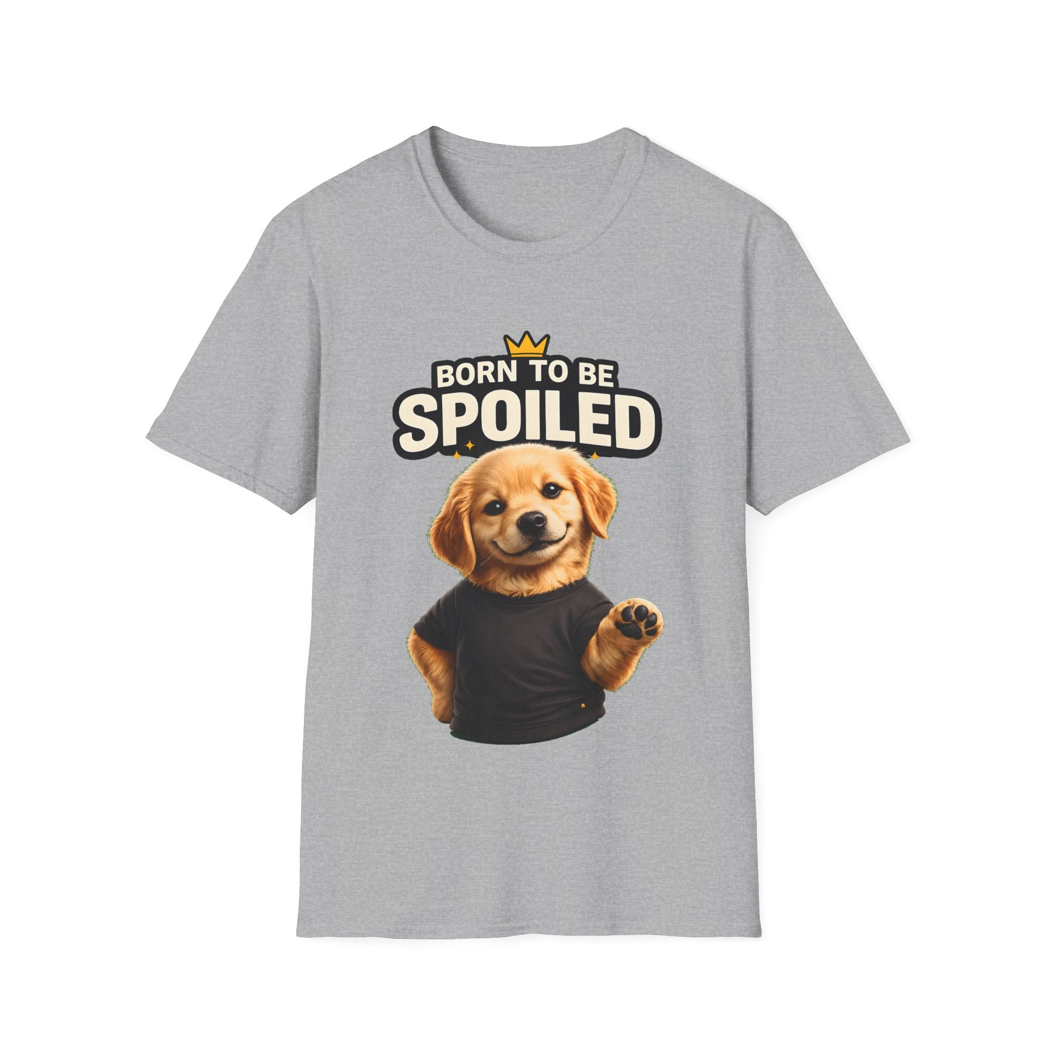 Born to Be Spoiled Puppy T-Shirt | Cute Dog Graphic Tee