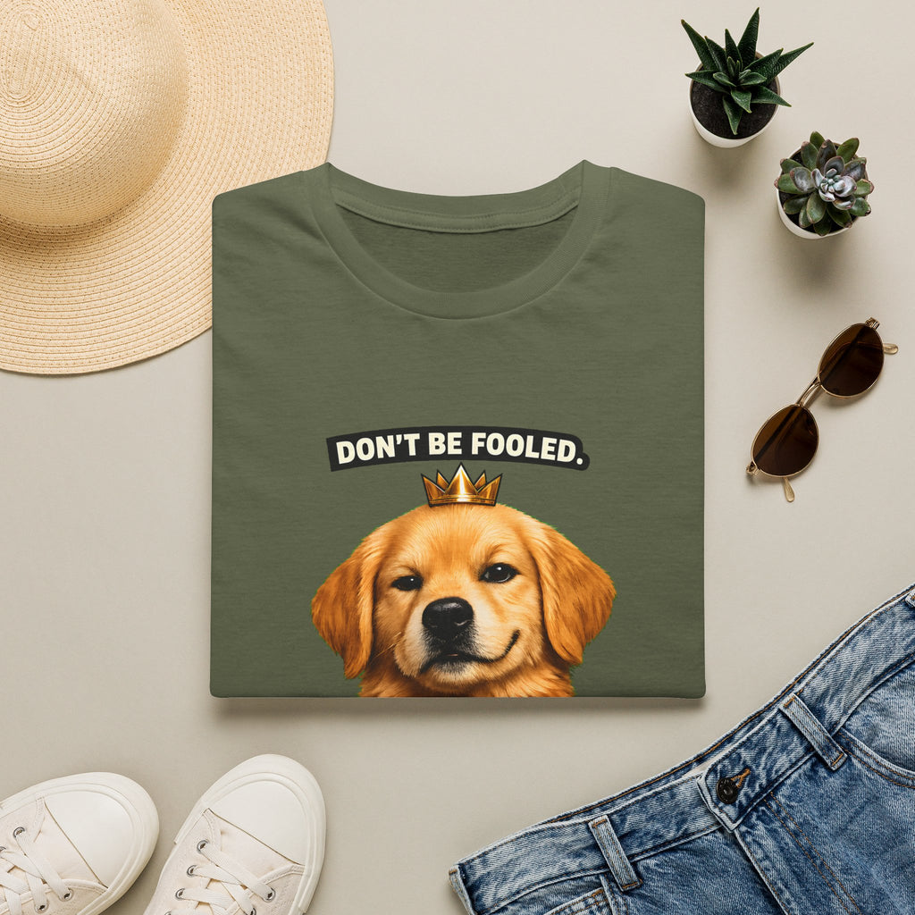 Golden Retriever 'I'm the Boss' T-Shirt | Dog Crown Design