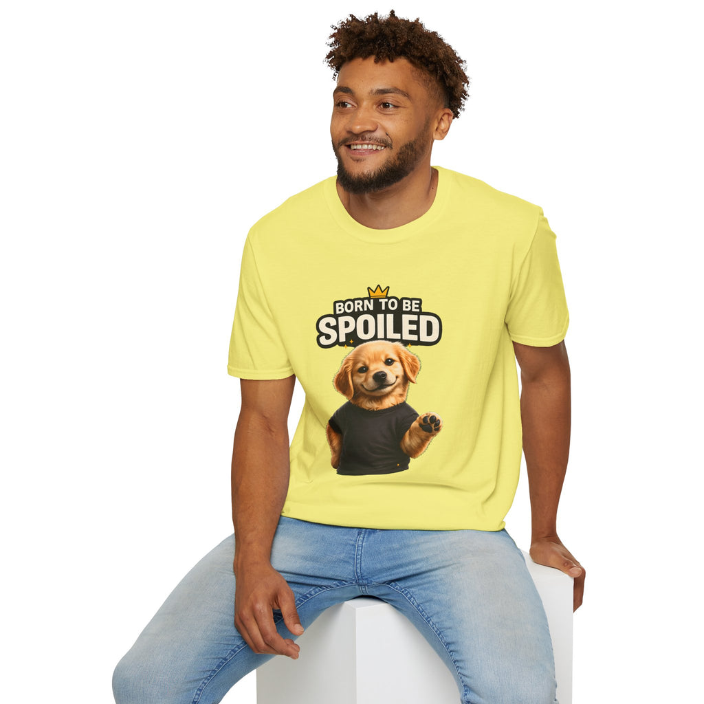 Born to Be Spoiled Puppy T-Shirt | Cute Dog Graphic Tee