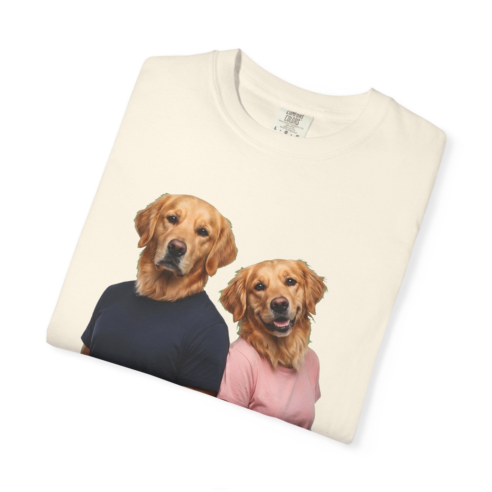 Two Different Minds, One Crazy Life – Funny Couple T-Shirt | Matching Dog Tee (Unisex)