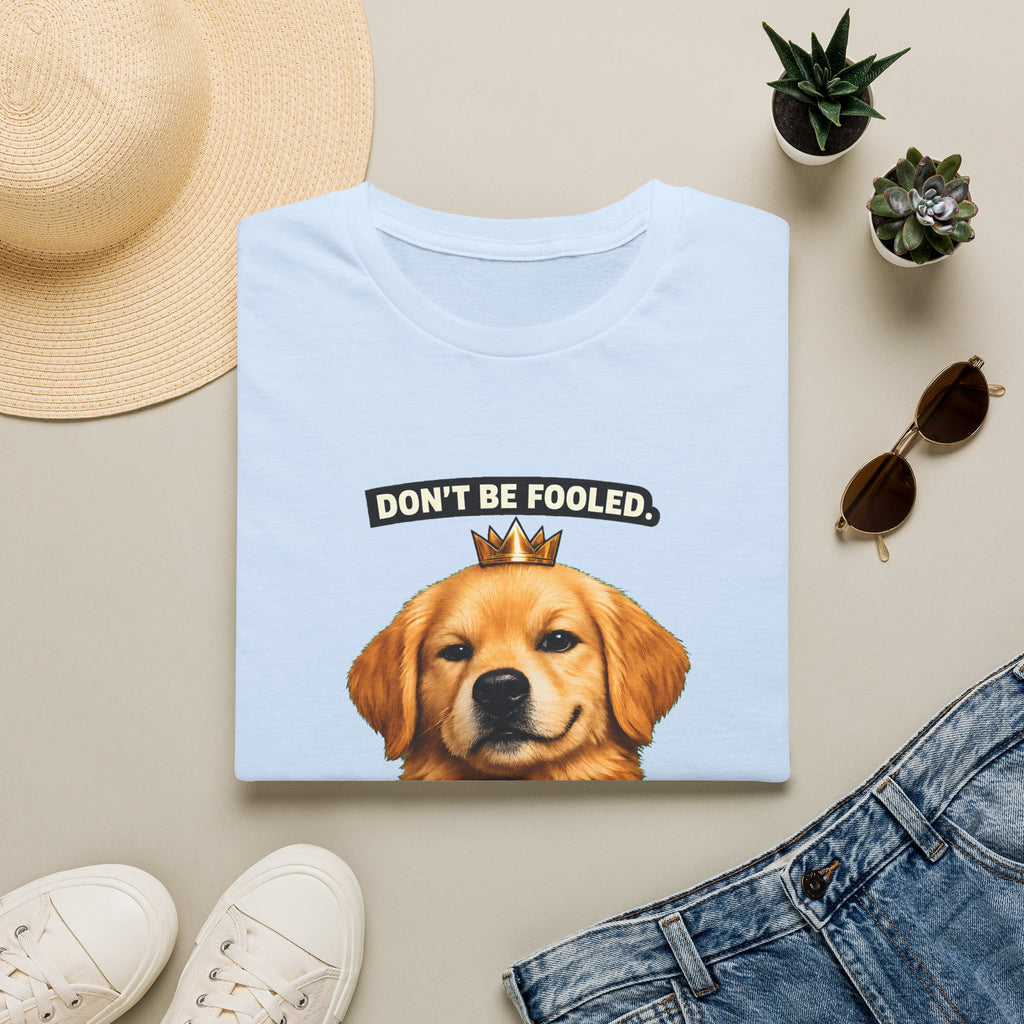 Golden Retriever 'I'm the Boss' T-Shirt | Dog Crown Design