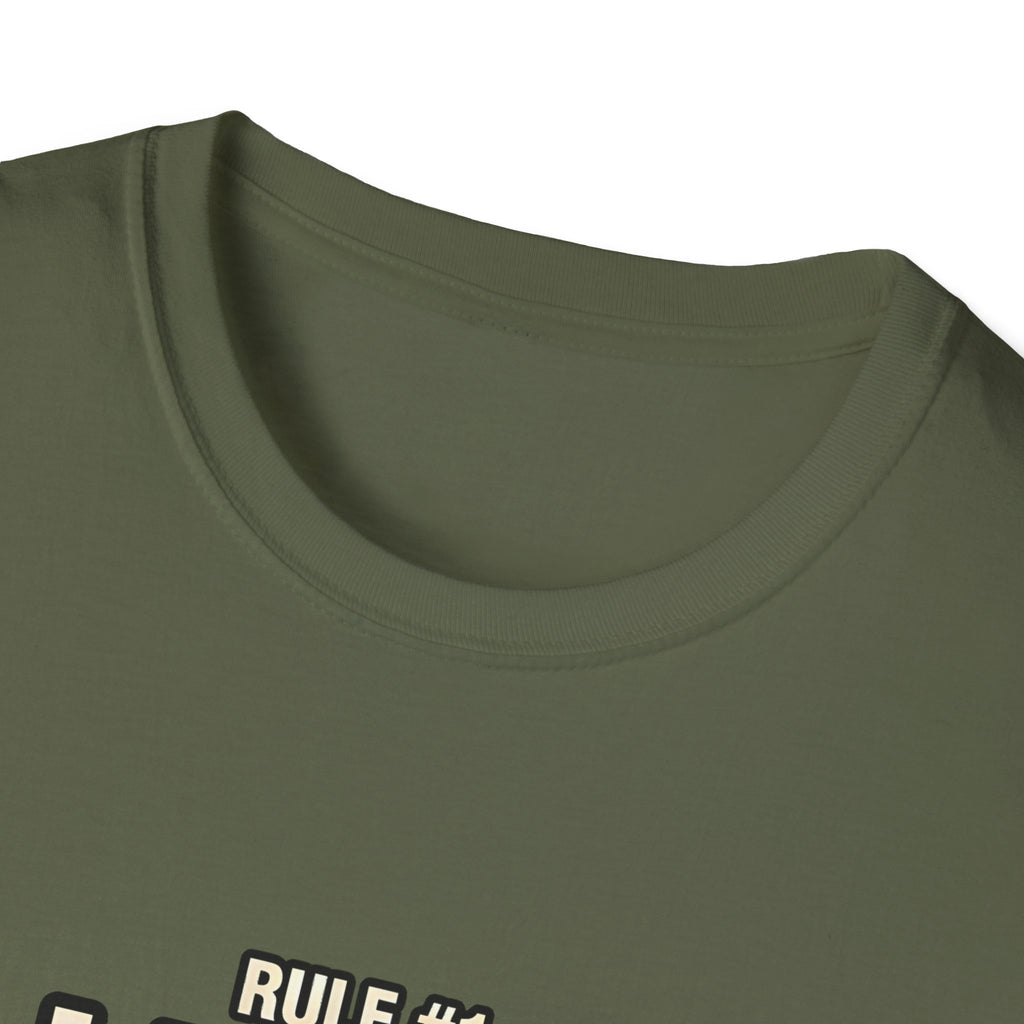Rule #1 I Make The Rules – Funny Dog T-Shirt | Cute Boss Puppy Graphic Tee (Unisex)
