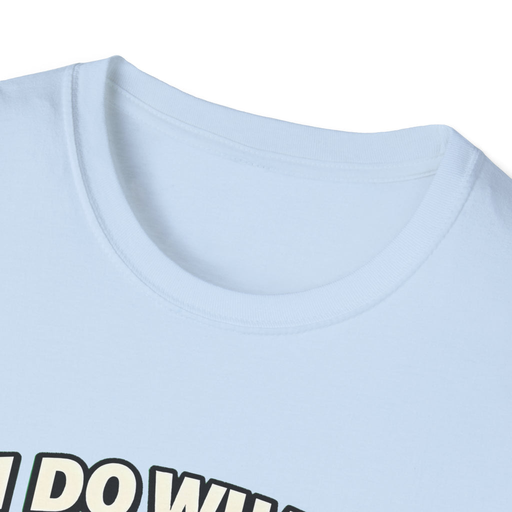 I Do What I Want – Funny Dog Attitude T-Shirt | Cute Golden Puppy Tee (Unisex)