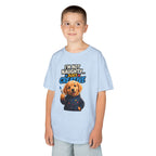 I'm Not Naughty Just Creative Kids T-Shirt | Puppy Artist Paintbrush